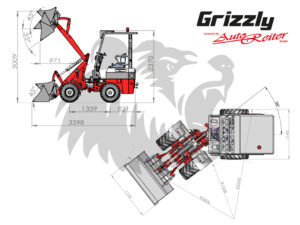 807 Detail Grizzly Hoflader Auto Reiter Fohnsdorf
