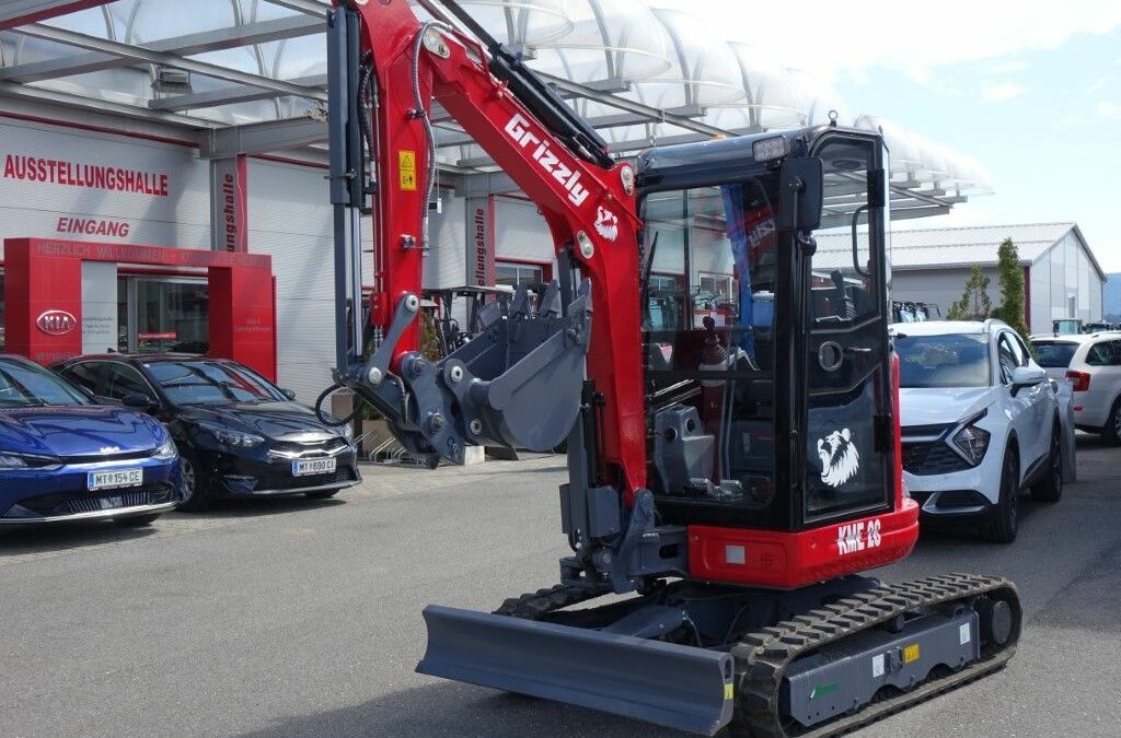 Grizzly KME28 Minibagger mit hydr. Schnellwechsler