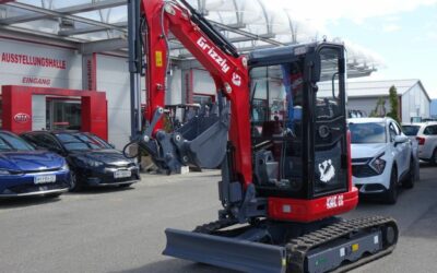 Grizzly KME28 Minibagger mit hydr. Schnellwechsler